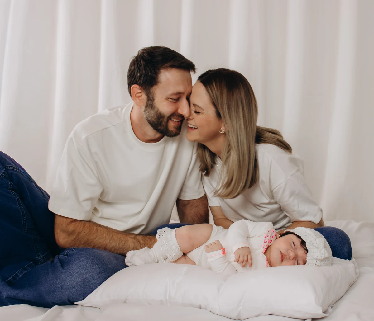 Ensaio família feito pelo estúdio